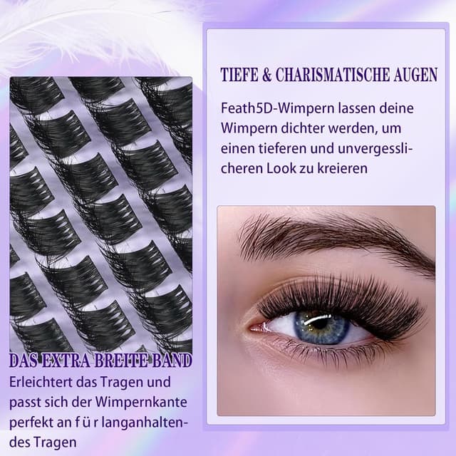 Thumbnail 3 de B&Q Lash Cluster 144 Stück 5D Volume