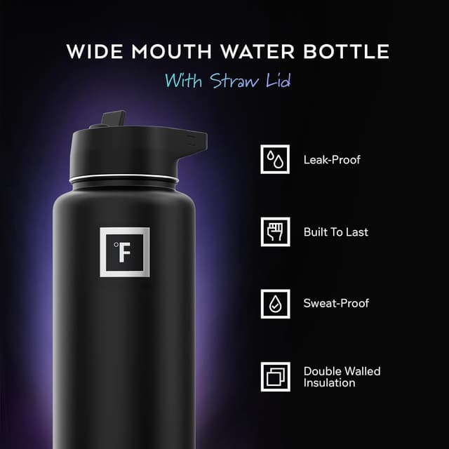 Detalle 2 de IRON FLASK 32 oz Insulated Water Bottle 🥤