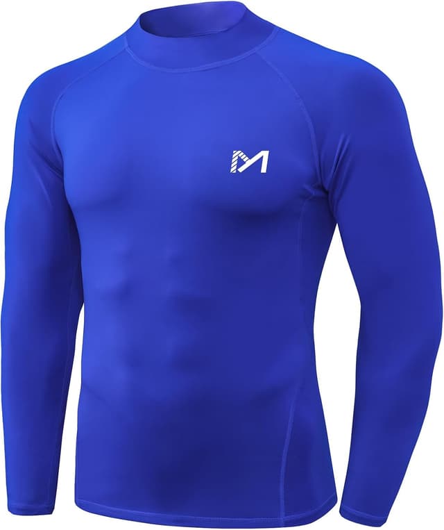 Thumbnail 6 de MEETYOO Kompressionsshirt Herren – atmungsaktives Langarm-Funktionsshirt für Training & Laufen