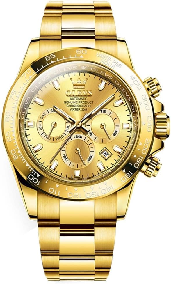 Thumbnail 6 de OLEVS Herrenuhr 42 mm Quarz Uhr