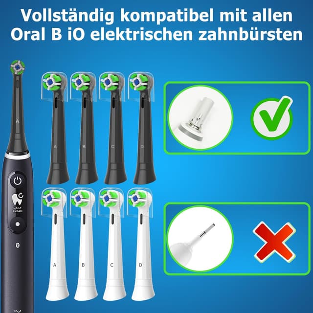 Thumbnail 4 de Oral-B IO Aufsteckbürsten 8er Set