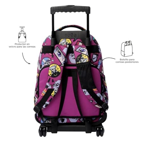 Detalle 2 de Totto Renglones mochila escolar con ruedas 26,21 L
