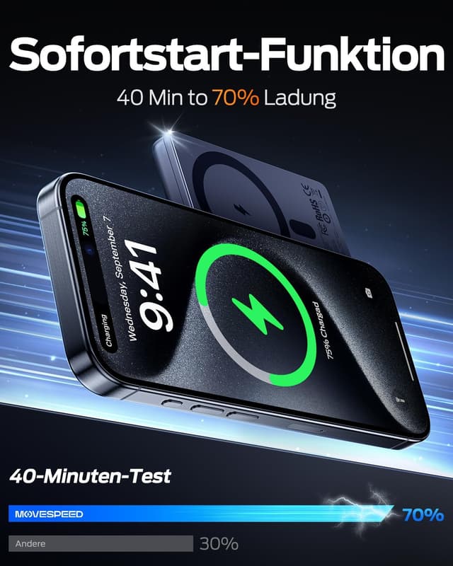 Thumbnail 5 de MOVE SPEED MagSafe Power Bank 10000mAh