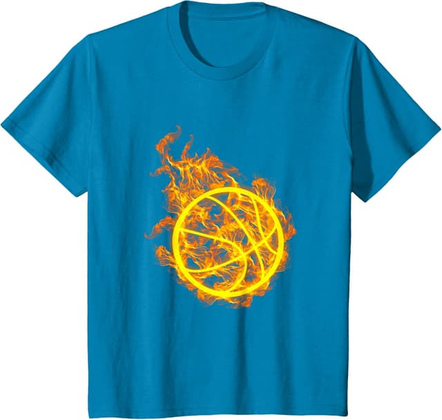 Thumbnail 5 de T-shirt basket flamboyant, ballon joueur