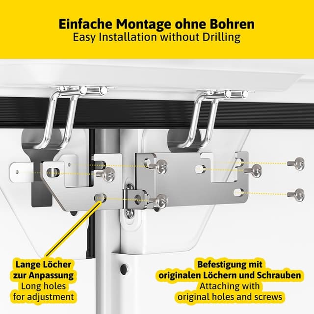 Detalle de Siegvoll Hecktürverriegelung für Fiat Ducato, Jumper & Boxer X250/X290 (ab 2006, H1/H2 Dach) – ohne Bohren