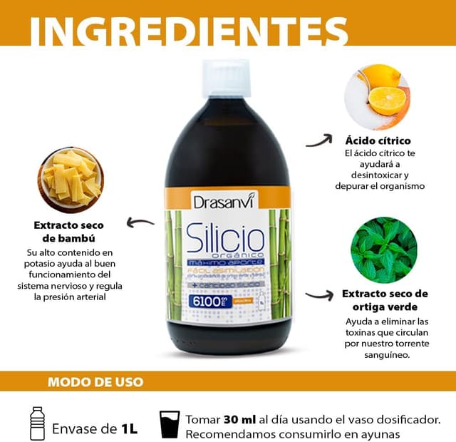 Thumbnail 5 de DRASANVI Silicio Orgánico 6.100 mg por dosis