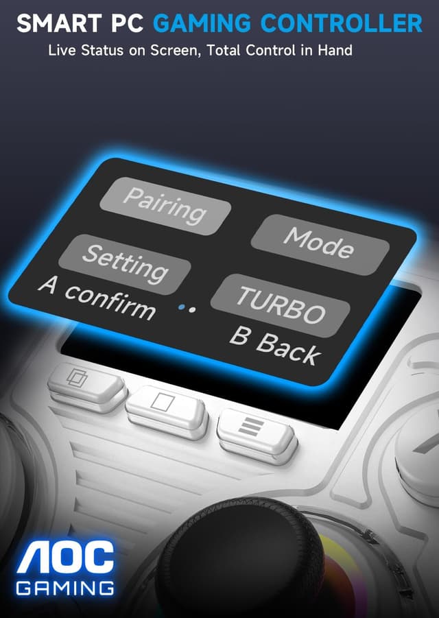 Thumbnail 1 de AOC Wireless Gaming Controller 1000mAh