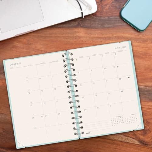 Detalle 2 de Finocam Agenda Haiku 16 meses 2025‑2026 azul