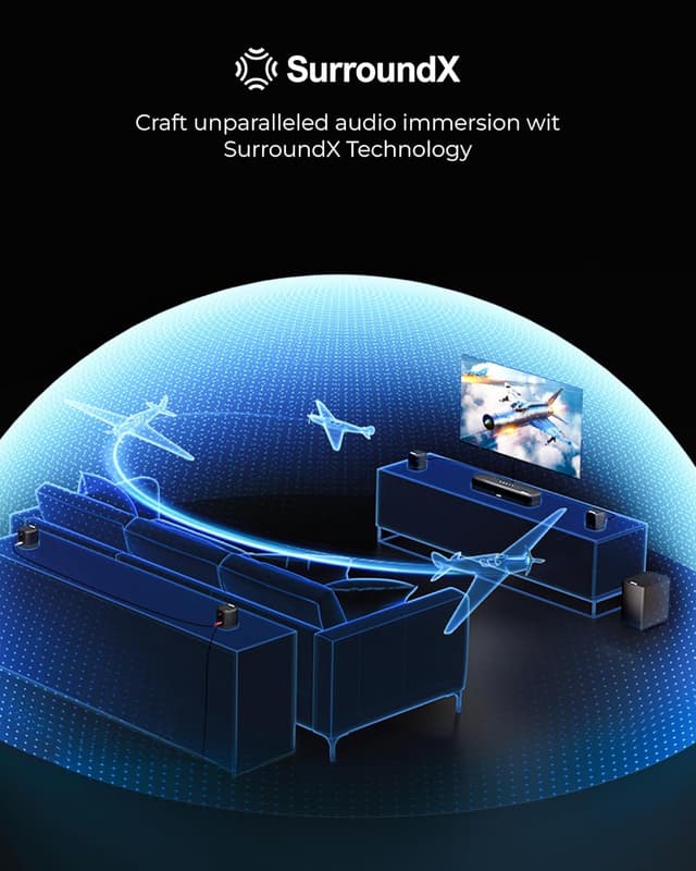 Detalle de ULTIMEA Aura A60 7.1ch soundbar with Dolby Atmos