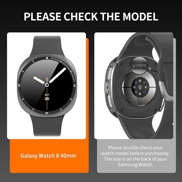 Detalle 2 de LINTEKER Schutzhülle für Galaxy Watch 8 40 mm