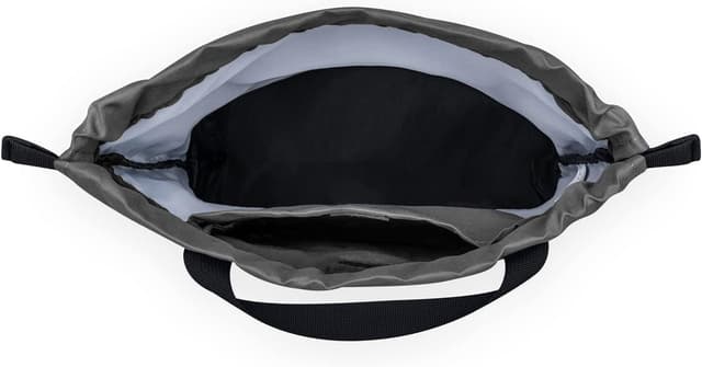 Detalle de LARKSON No 7 – Sac à cordon gris pour filles & garçons, petit sac de sport en polyester 300D