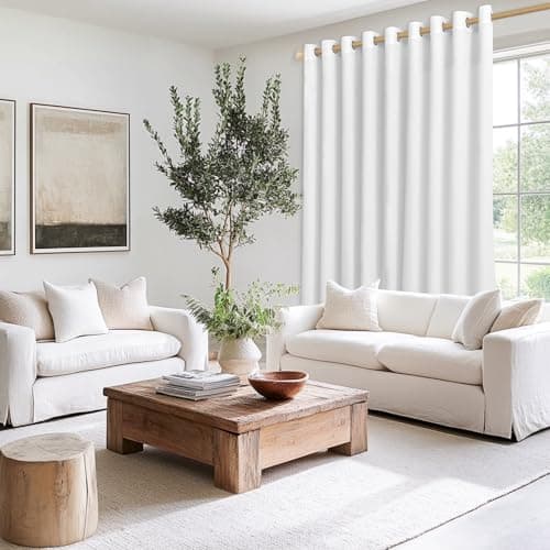 Thumbnail 8 de CUTEWIND Cortinas de Lino Blancas para Sala y Dormitorio 🏡