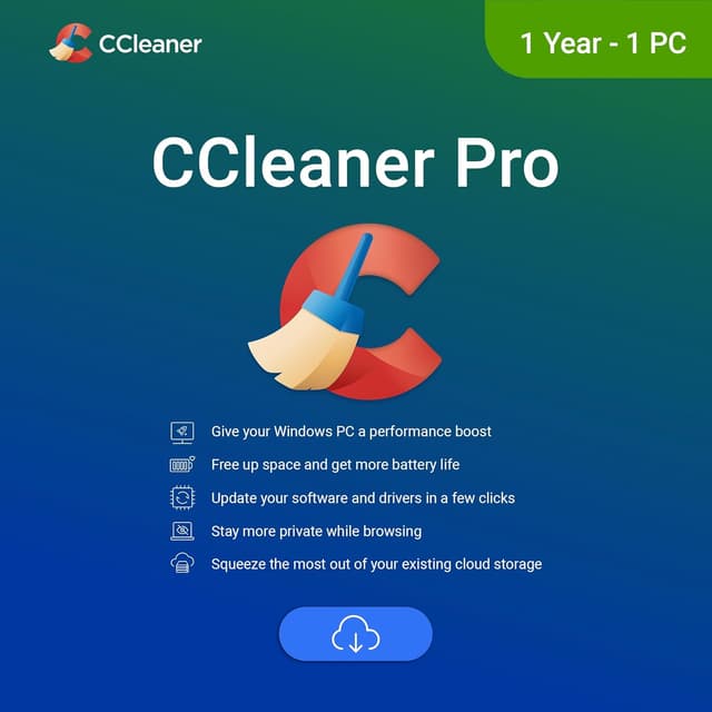 Detalle de CCleaner Pro Jahresabo für 1 Gerät