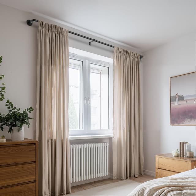 Detalle 2 de DEFYNEE Tringle à rideaux 25 mm