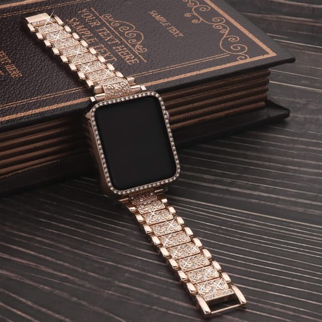 Thumbnail 1 de Mesime Apple Watch Band with Bling Case