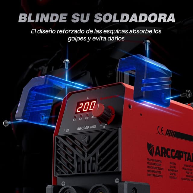 Detalle 2 de ARCCAPTAIN Soldador Inverter 200 A