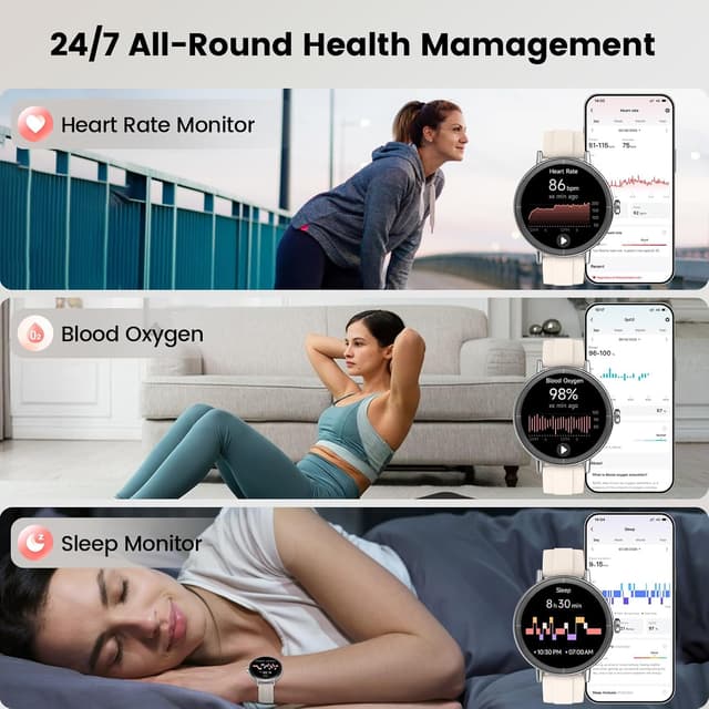 Detalle 1 de Cillso Smart Watch for Women 1.27-inch