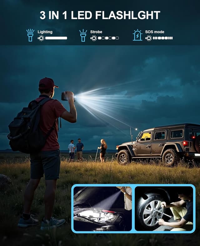 Thumbnail 4 de Starthilfe Powerbank 6500A mit Kompressor