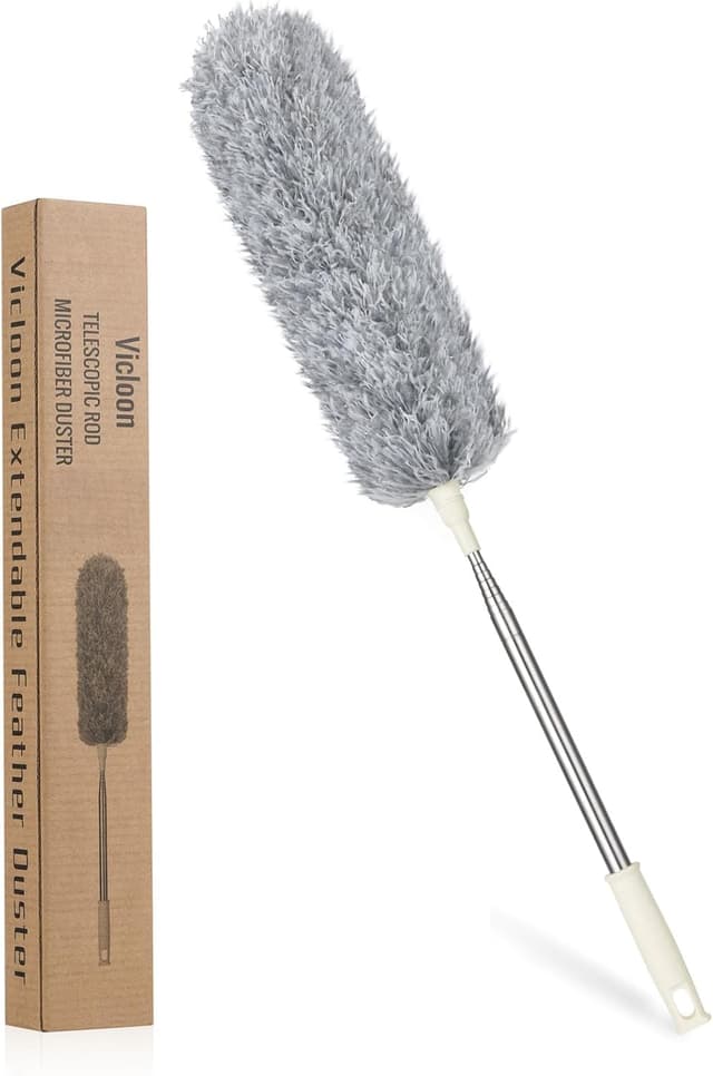 Detalle de Vicloon Extendable Microfibre Duster (100 inch telescopic pole with bendable head)