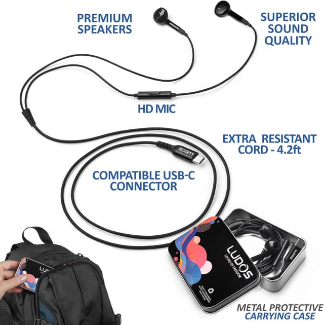 Thumbnail 2 de LUDOS FEROX USB C Kopfhörer 5 Jahre Garantie