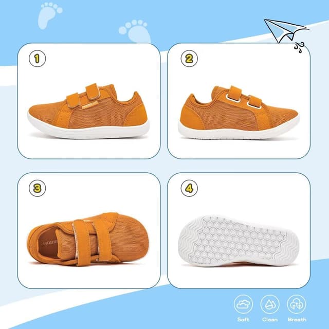 Thumbnail 1 de HOBIBEAR Breite Barfußschuhe Kinderschuhe