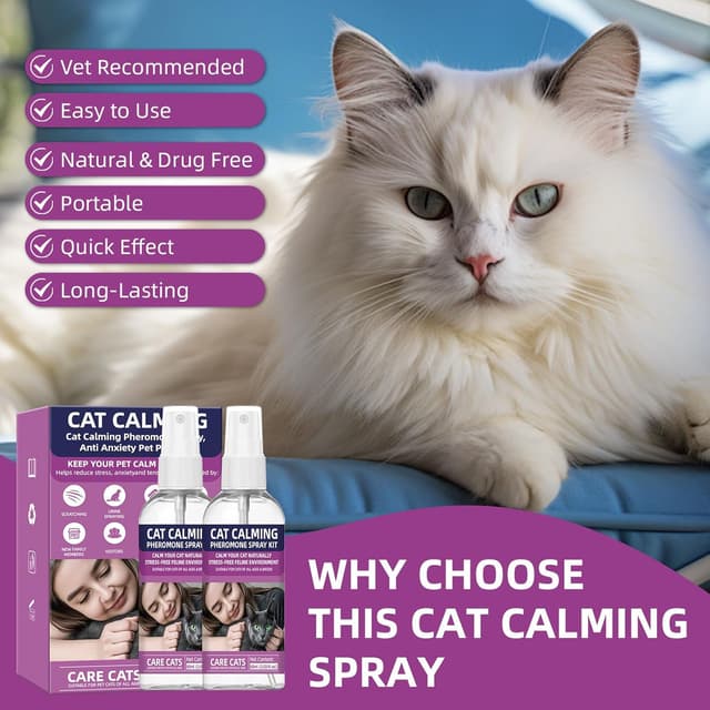 Detalle de KODASNY cat calming pheromone spray kit