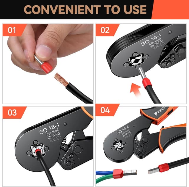 Thumbnail 4 de Preciva Twin Aderendhülsenzange 16 mm²