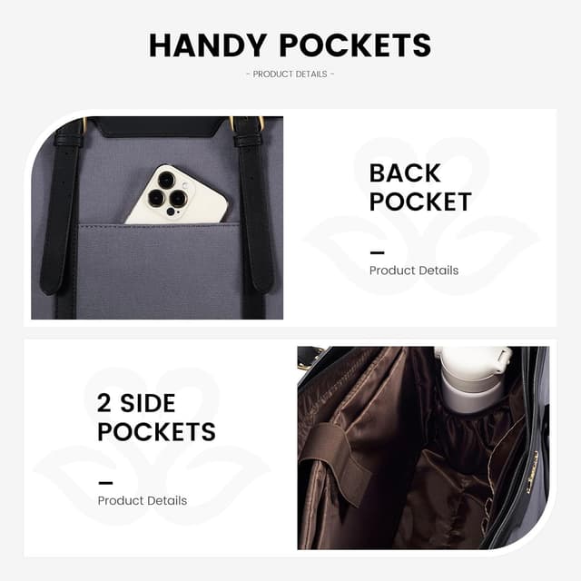 Detalle 2 de LOVEVOOK work bag for 15.6 inch laptop