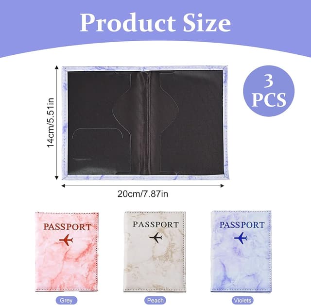 Thumbnail 5 de YALiya Reisepasshülle 3 Stück