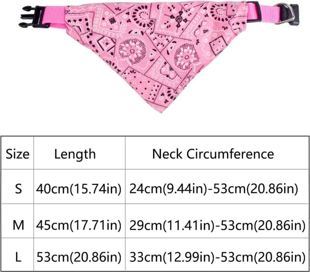 Thumbnail 5 de Ling & Bai 2Pcs Dog Bandana Adjustable S
