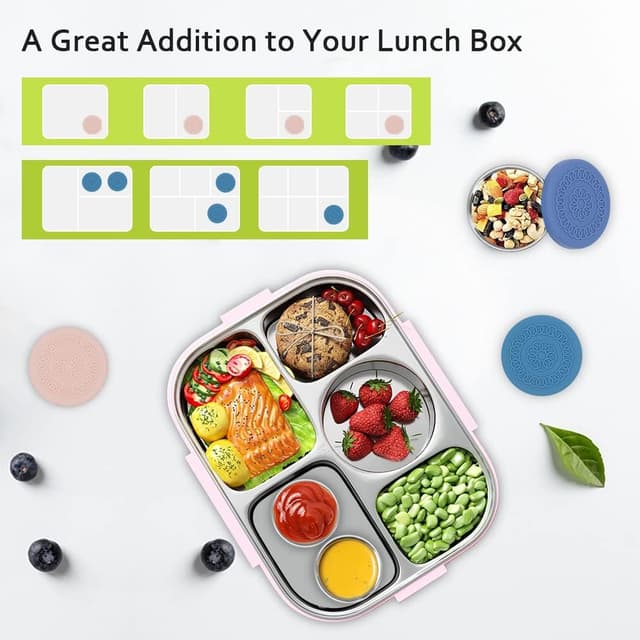 Thumbnail 2 de 8P Salad Dressing Pots To Go 2.4oz Sauce Containers 🍶