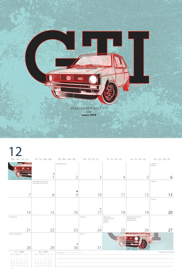 Thumbnail 6 de arti VW Broschürenkalender 2026