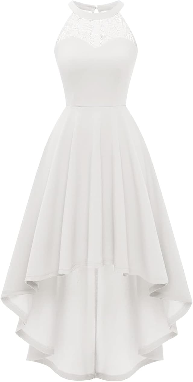 Thumbnail 6 de Bbonlinedress Damen-Cocktailkleid A‑Linie Neckholder 🎀