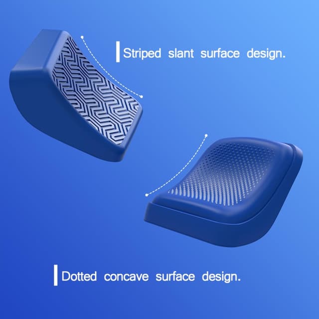 Detalle 2 de playvital MIX Back Button Enhancement Set for Steam Deck (LCD & OLED) – grip improvement and button protection kit (Blue)