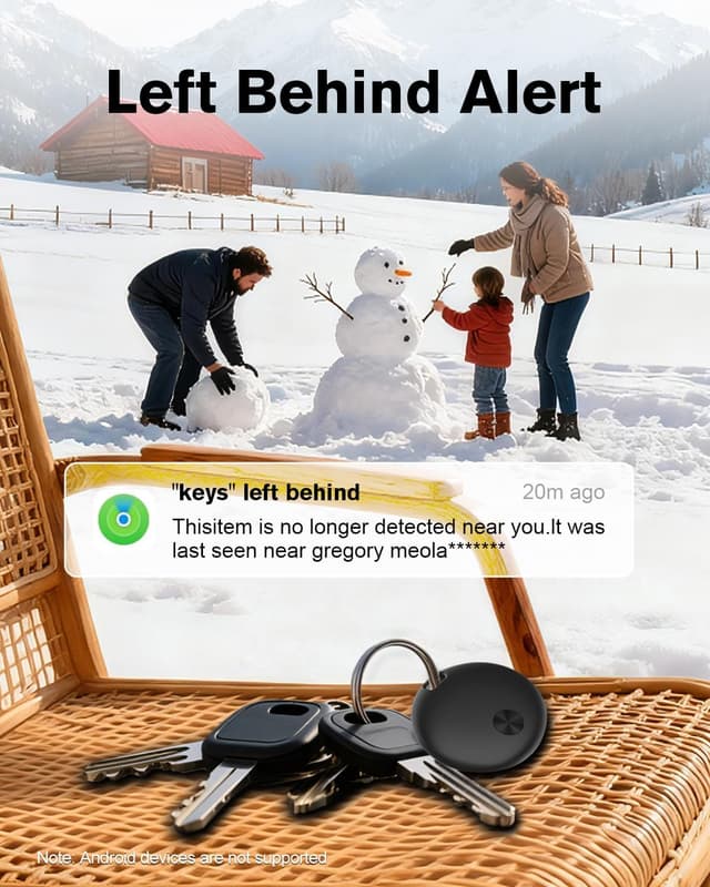 Detalle de Smart Tracker Tag Item Finder 4Pack for Apple Find My