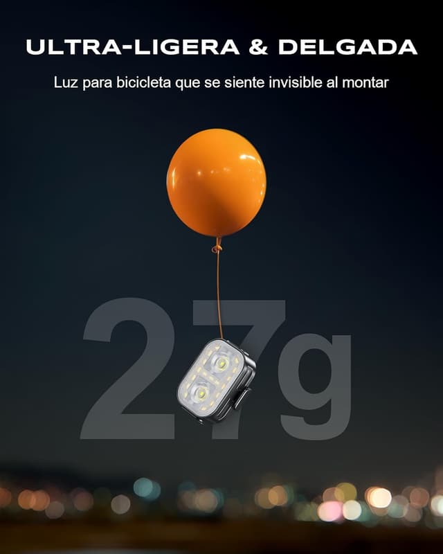 Thumbnail 4 de Rolgno Luz Bicicleta 27 g Delantera y Trasera