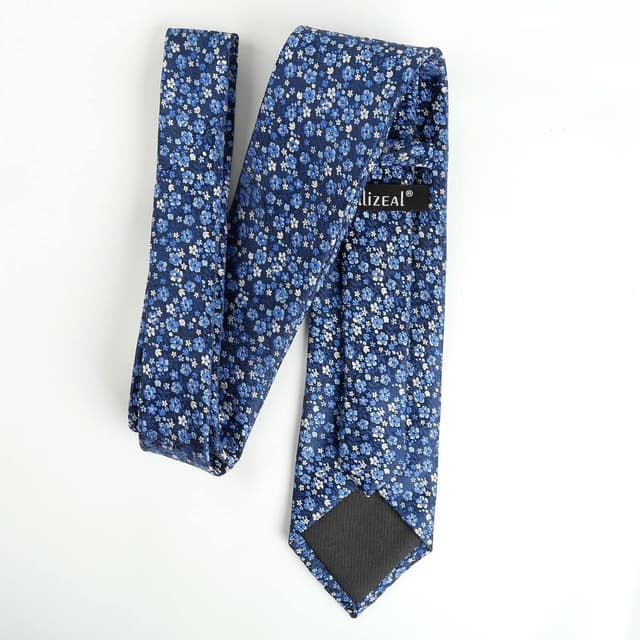 Detalle de Floral wedding tie set 8cm