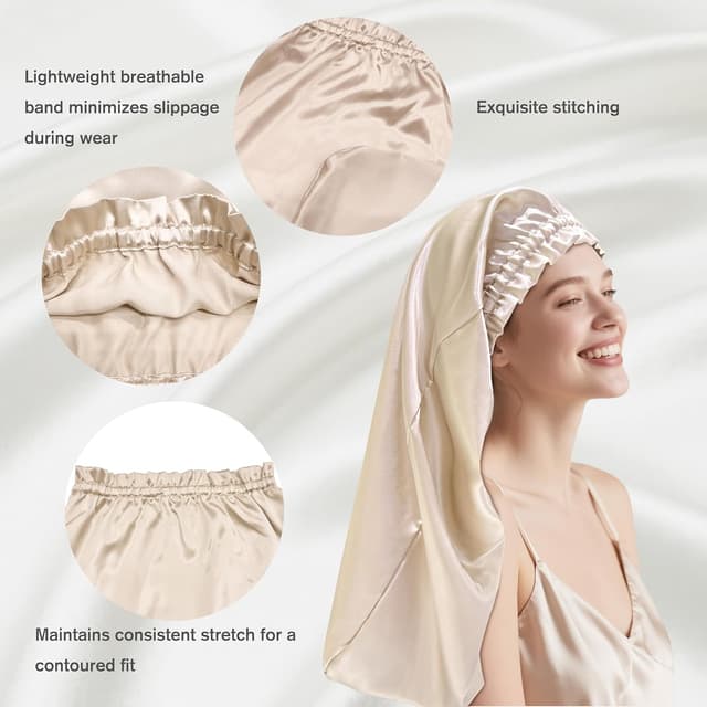 Thumbnail 2 de townssilk Berretto da notte in seta 22 momme