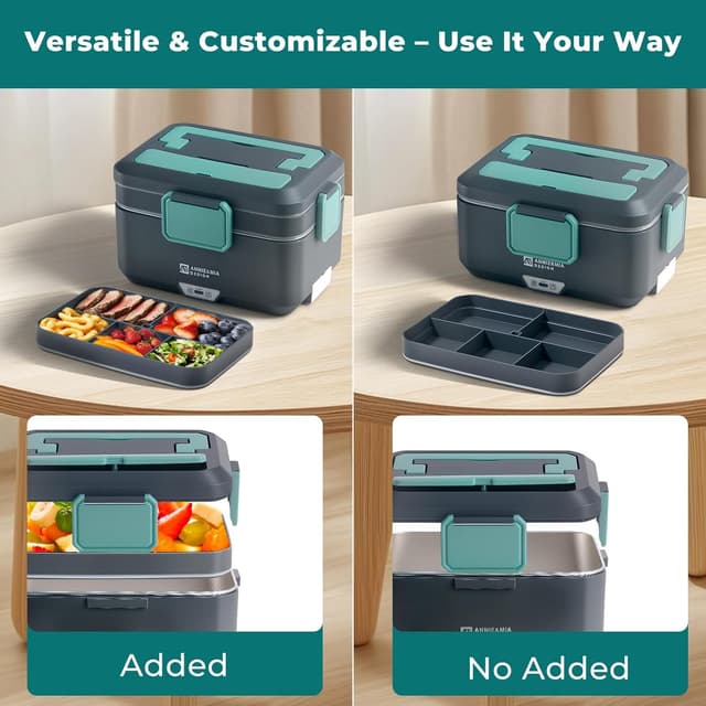 Thumbnail 5 de Annie & Mia Design Electric Lunch Box 100W, 3.5L 🍱