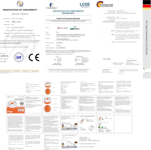 Thumbnail 2 de G-LEKO V16 Luz Emergencia 1km
