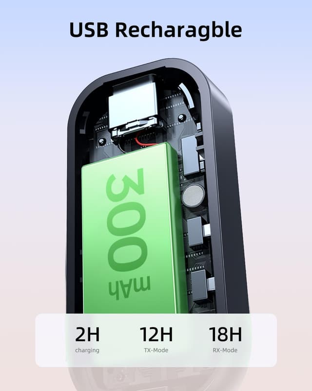 Detalle de Adattatore Bluetooth 5.4 2-in-1 per TV e PC