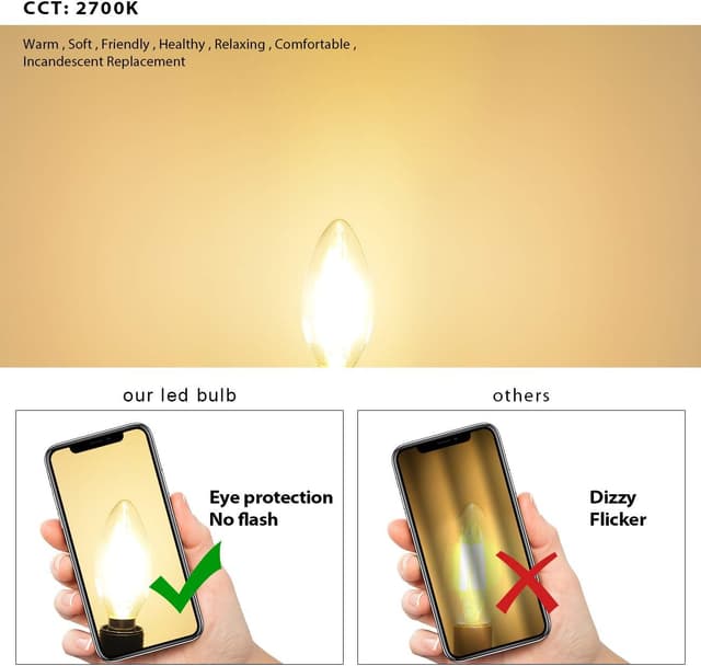 Thumbnail 2 de LVWIT Bombillas Vela LED B22 4W Pack de 6 🕯