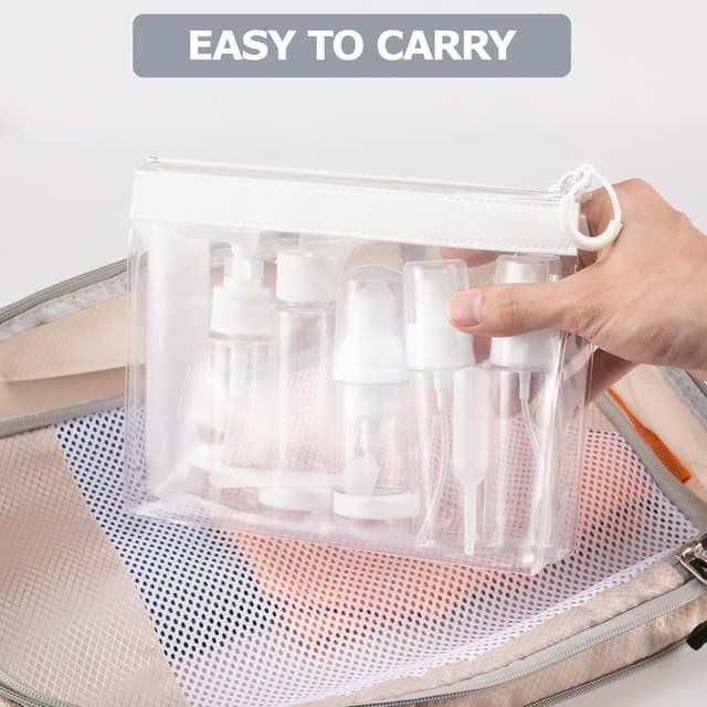 Thumbnail 3 de Carehabi Set di 12 bottiglie da viaggio 30/50 ml