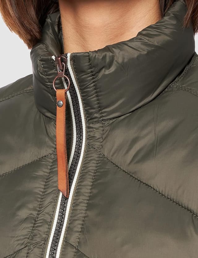 Detalle de camel active Womenswear Damen 3309906E50 Jacke – wasserabweisend & winddicht