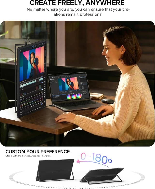 Detalle 2 de UPERFECT Portable Monitor 4K 18.4 inch