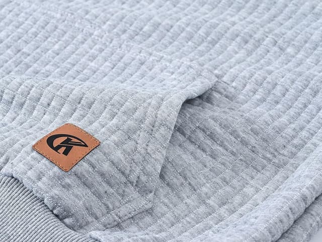 Thumbnail 6 de YuKaiChen Herren-Kapuzenpullover mit gefütterter Fleece-Innenseite und Kordelzug