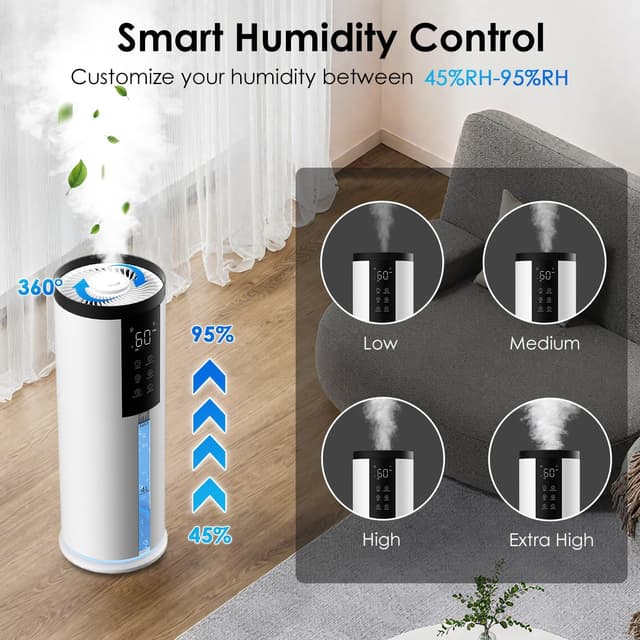 Thumbnail 3 de GloryAir 8L Humidifier for Large Rooms 🏠