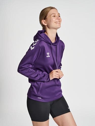 Detalle 2 de hummel hmlCore XK Poly Sudadera con capucha para mujer