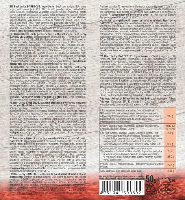 Thumbnail 4 de Viking Bites Beef Jerky Mischkarton 400g 🍖