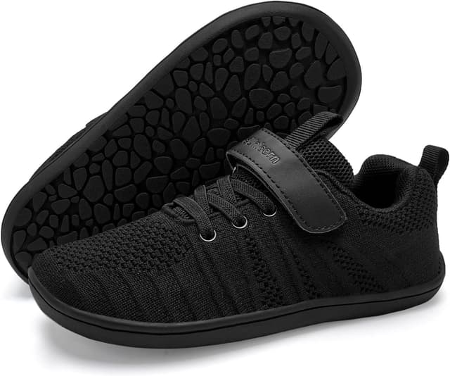 Detalle de IceUnicorn Hausschuhe Kinder als Barfußschuhe – leichte, atmungsaktive Minimal-Sportschuhe für die Halle